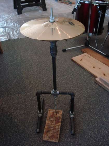 How-To:  DIY-chic hi-hat stand
